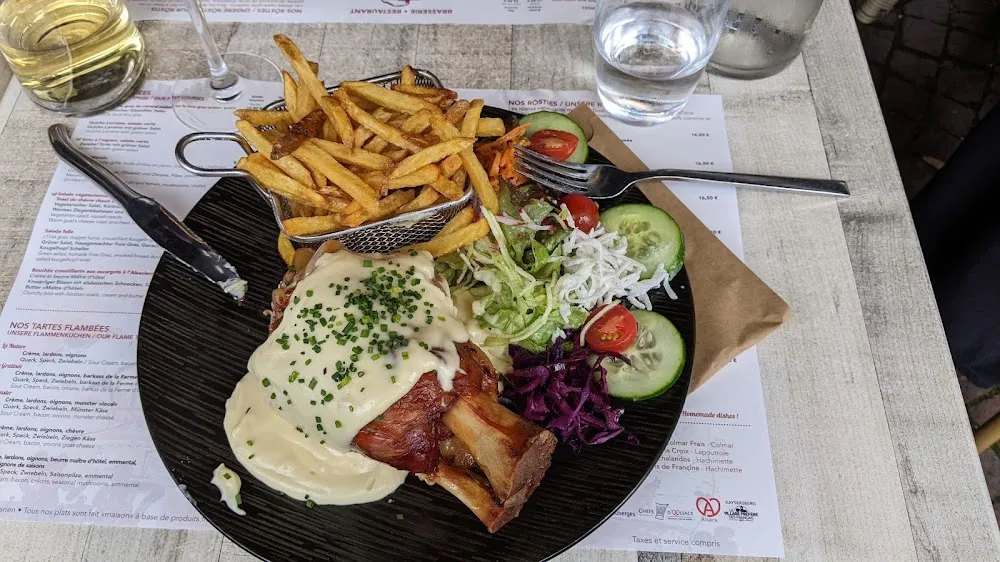 Jarret de Porc Braisé Sauce Munster