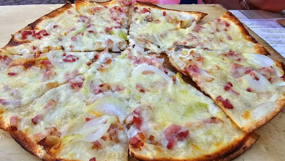 Tarte Flambée Gratinée